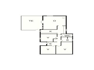 Maison de vacances Gjellerodde Plan d'étage 42