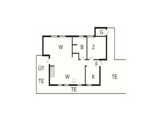 Vakantiehuis Stavreby Grondplan 38