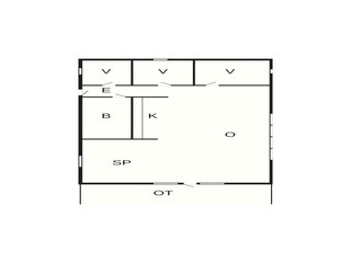 Maison de vacances Jægerspris Plan d'étage 36