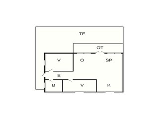 Casa per le vacanze Lohals Pianta del piano 21