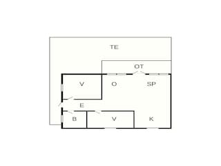 Vakantiehuis Lohals Grondplan 21