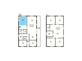 Maison de vacances Toftum Plan d'étage 38