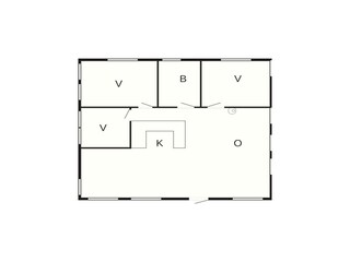 Vakantiehuis Arrild Grondplan 3