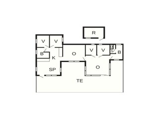 Casa per le vacanze Hou Pianta del piano 46