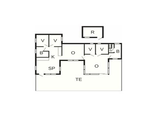 Casa per le vacanze Hou Pianta del piano 46