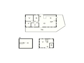 Vakantiehuis Katthammarsvik Grondplan 46
