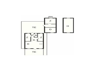 Vakantiehuis Fjand Grondplan 3