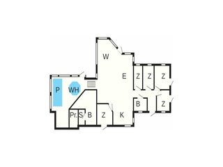 Vakantiehuis Spodsbjerg Grondplan 56