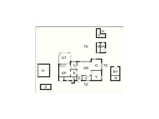 Vakantiehuis Aalbæk Grondplan 37