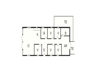 Casa de vacaciones Fjellerup Strand Plano de planta 41