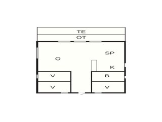 Vakantiehuis Binderup Strand Grondplan 19