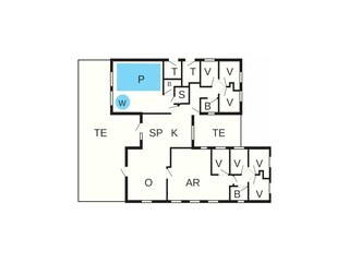 Maison de vacances Houstrup Plan d'étage 42