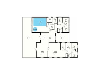 Vakantiehuis Houstrup Grondplan 41