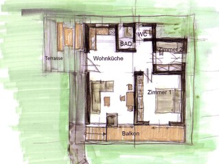 Casa per le vacanze Seeboden Pianta del piano 26