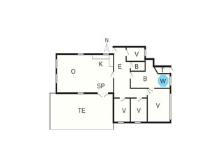 Maison de vacances Søndervig Plan d'étage 41