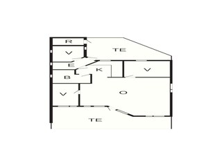 Vakantiehuis Gedesby Grondplan 37