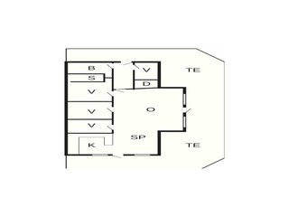 Vakantiehuis Kongsmark Grondplan 57