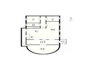 Vakantiehuis Fjand Grondplan 41