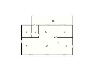 Vakantiehuis Skaven Strand Grondplan 25