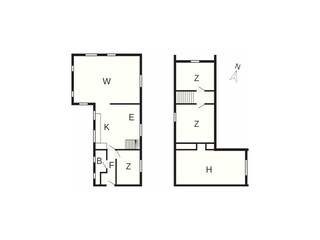 Vakantiehuis Havneby Grondplan 21