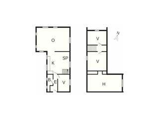 Vakantiehuis Havneby Grondplan 39