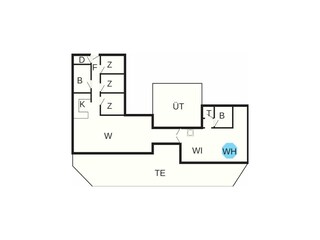 Vakantiehuis Løkken Grondplan 22
