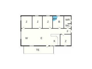 Maison de vacances Marielyst Plan d'étage 58