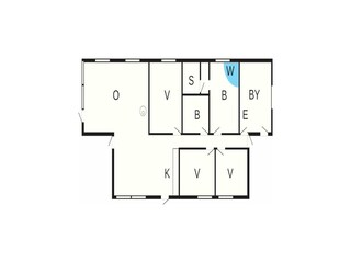 Vakantiehuis Blokhus Grondplan 49