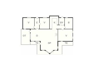 Vakantiehuis Vaeggerløse Grondplan 41