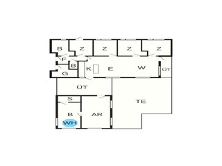 Maison de vacances Løkken Plan d'étage 31