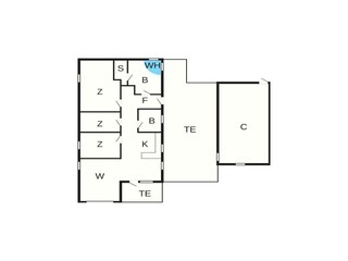 Ferienhaus Løkken Grundriss 3
