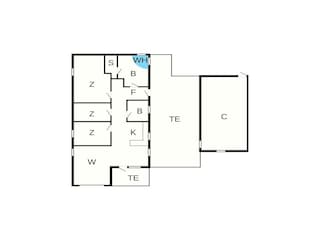 Maison de vacances Løkken Plan d'étage 50