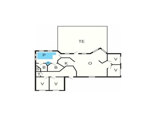 Vakantiehuis Fjellerup Strand Grondplan 47