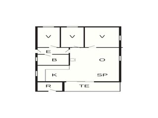 Vakantiehuis Handbjerg Grondplan 39