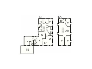 Maison de vacances Gram Plan d'étage 38