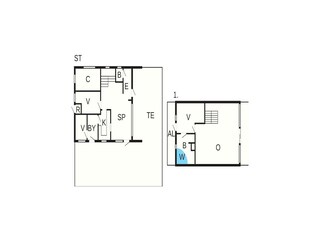 Vakantiehuis Ørsted Grondplan 46