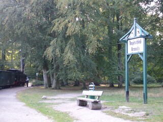 The "Racing Roland" railway station.