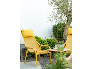 Terrasse hinter dem Haus