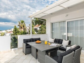 Appartement Arbanija Enregistrement extérieur 5