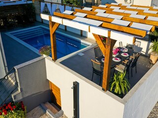 Vakantiehuis Maslenica Buitenaudio-opname 10
