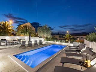 Appartement Arbanija Buitenaudio-opname 10