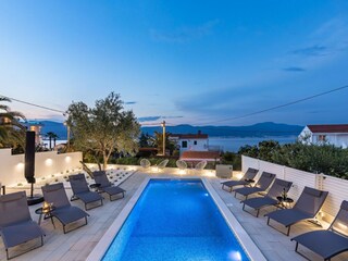 Appartement Arbanija Buitenaudio-opname 16