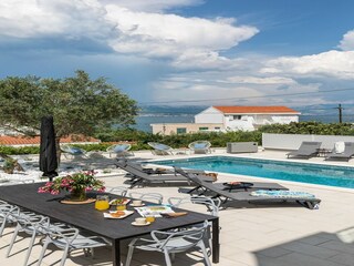 Appartement Arbanija Buitenaudio-opname 16