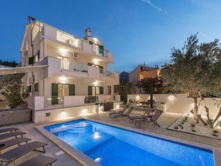Apartamento Arbanija Grabación al aire libre 8