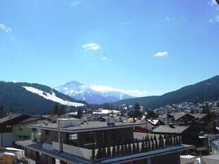 Blick vom Balkon auf Seefeld