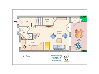 Appartamento per vacanze Wangerooge Registrazione all'aperto 8