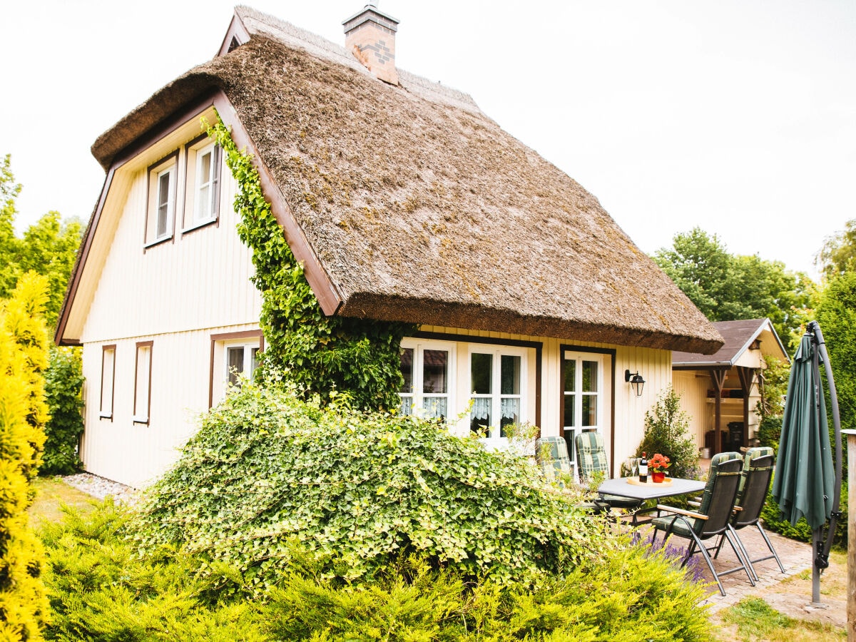 Ferienhaus, Ansicht aus dem Garten