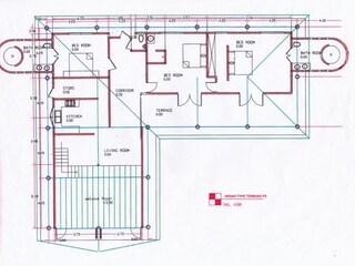 Grundriss Rumah Buka ohne extra Terrasse