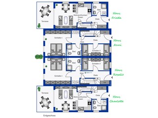 Vakantiehuis Carolinensiel Grondplan 38