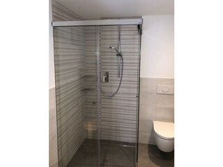 Large walk-in shower